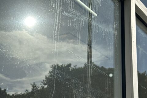 Before Windows cleaning